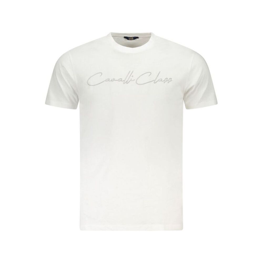 Cavalli Class White Cotton Mens Men's TShirt